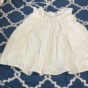 Urban Outfitters Cream Strapless Top